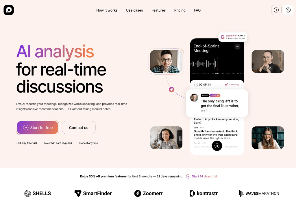 LIVO AI — AI Analysis for Real-Time Discussions